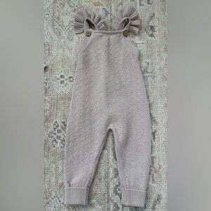 Cozy Knit Kids One Piece Overalls
